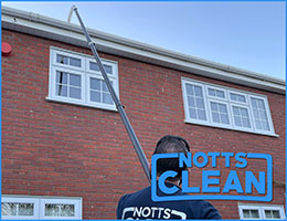 a cleaner window sill in mansfield nottinghamshire